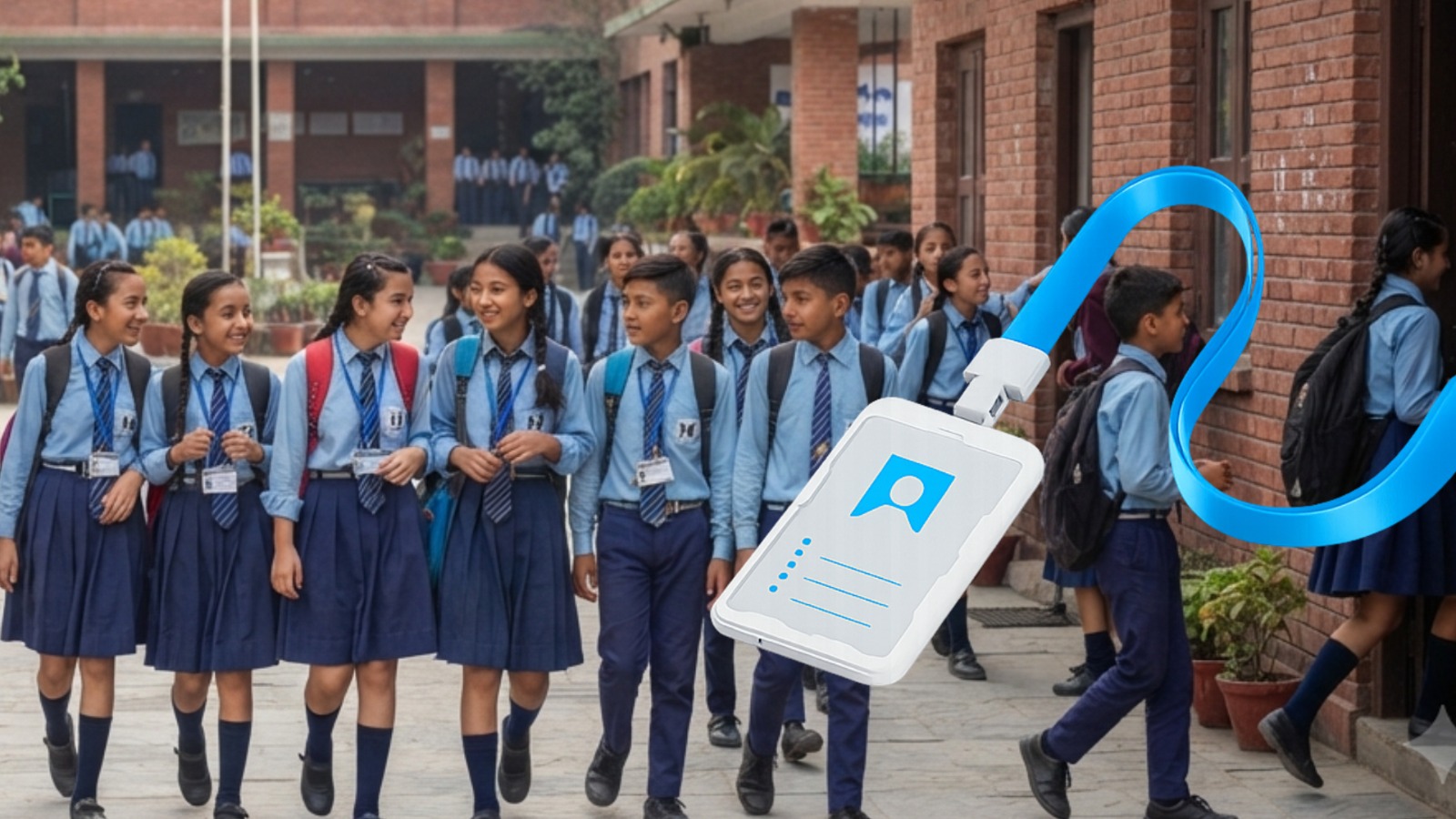 Smart identity card attendance and tracking system